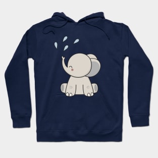 Kawaii Cute Happy Elephant Hoodie